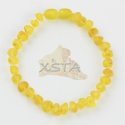 Amber raw yellow dark natural bracelet